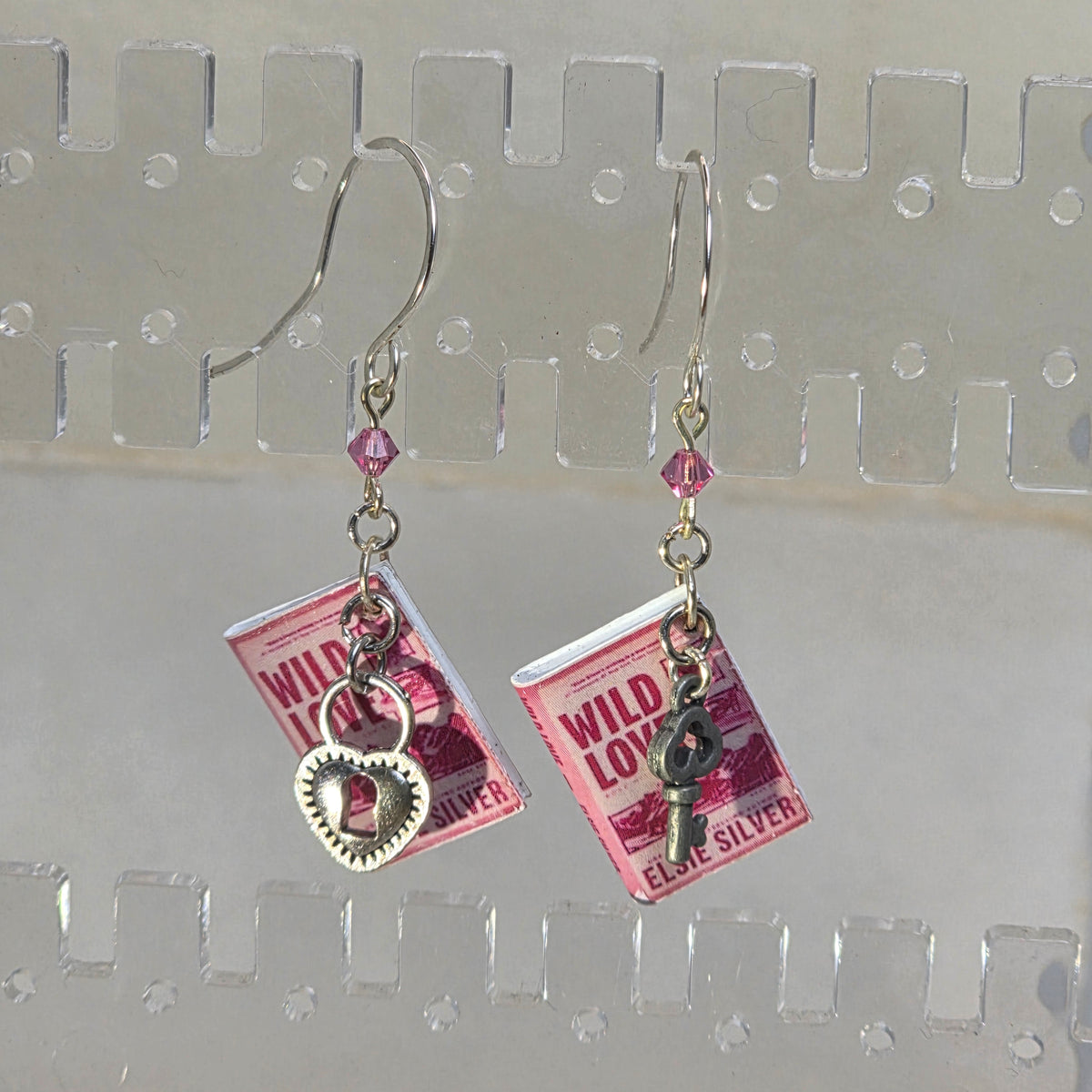 Wild Love Mini Book-Inspired Earrings | Contemporary Romance Bookish Jewelry