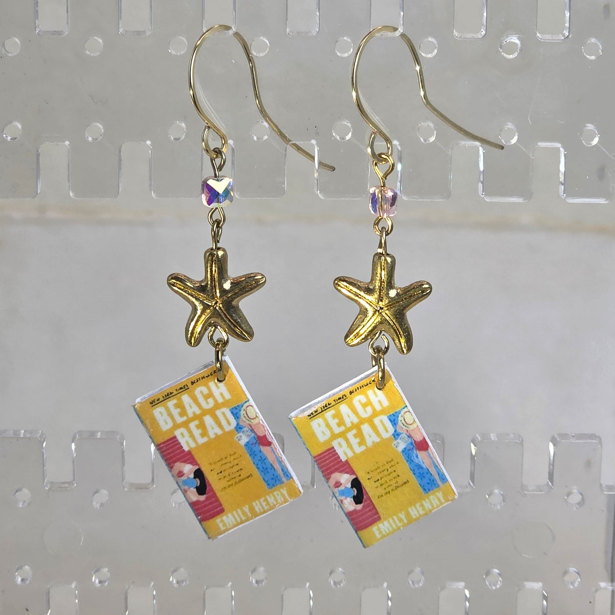 Beach Read Mini Book-Inspired Earrings | Contemporary Romance Bookish Jewelry