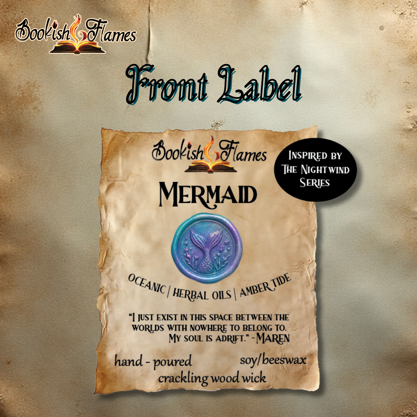 Mermaid Candle