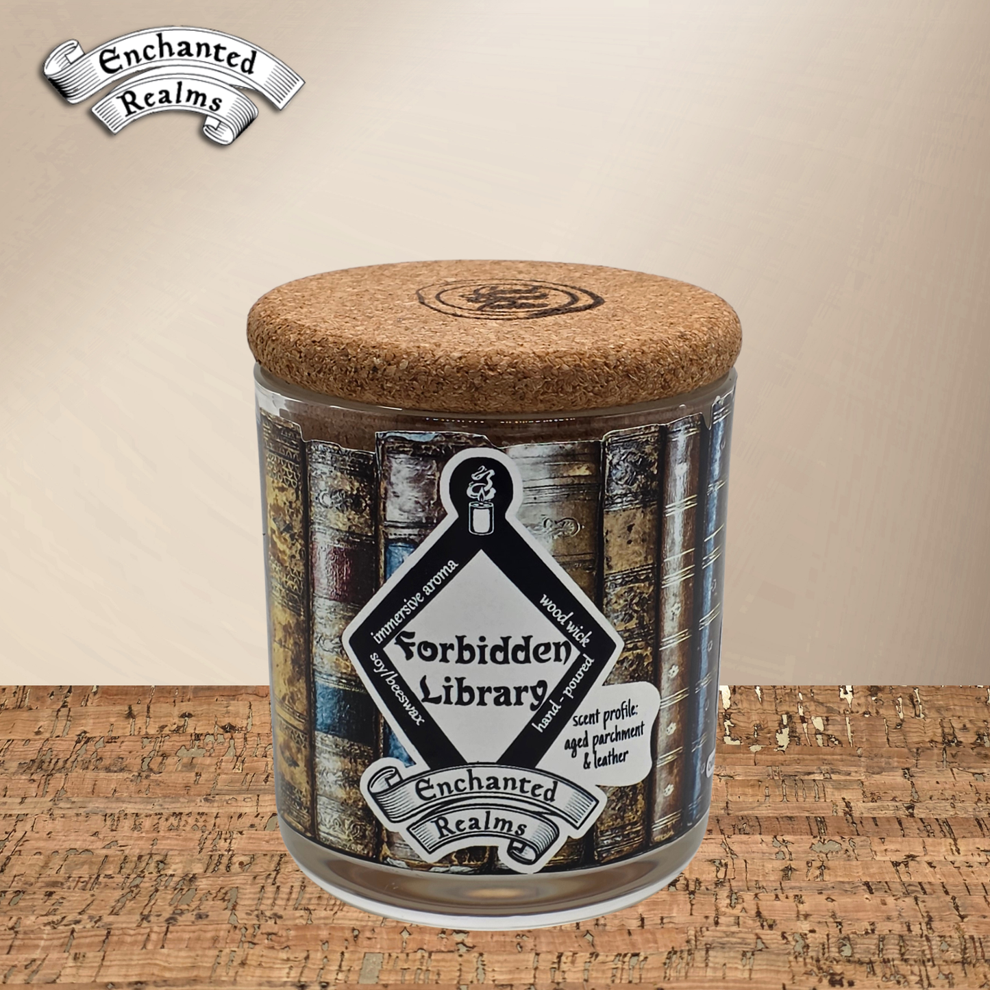 Forbidden Library Candle