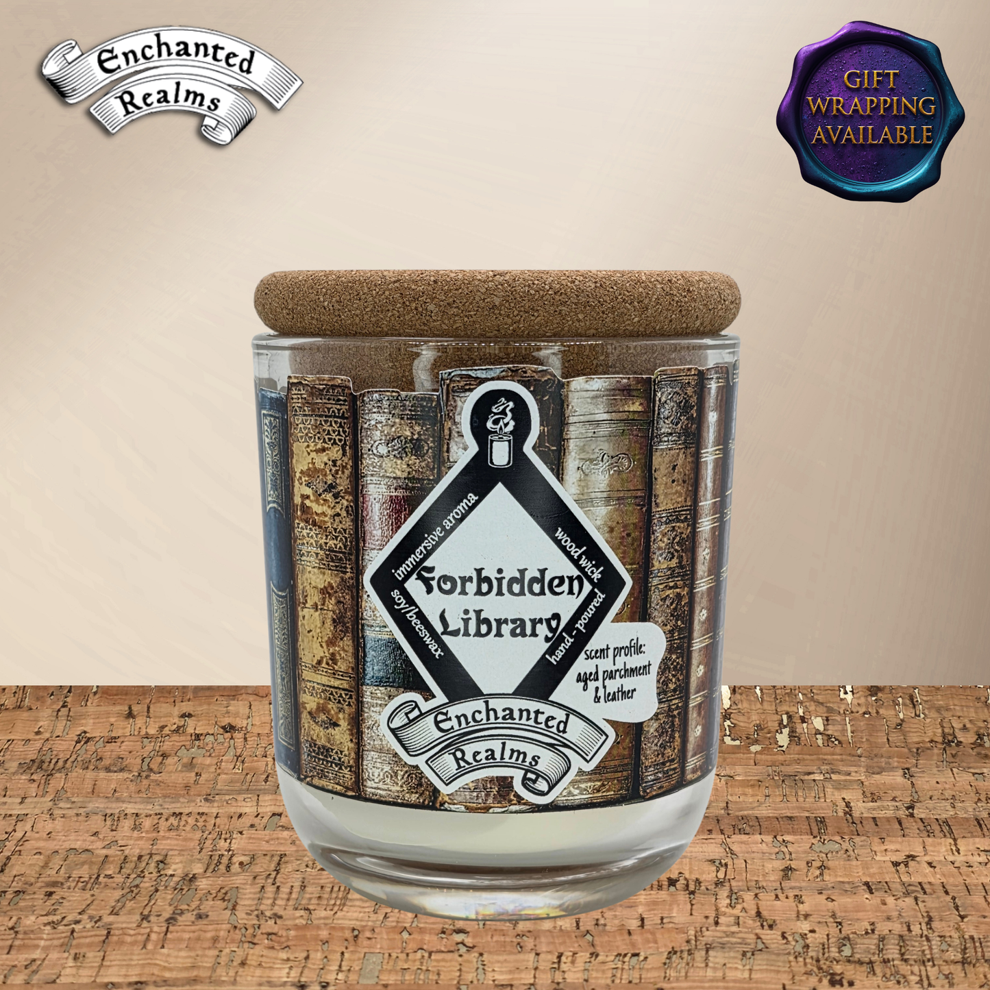 Forbidden Library Candle