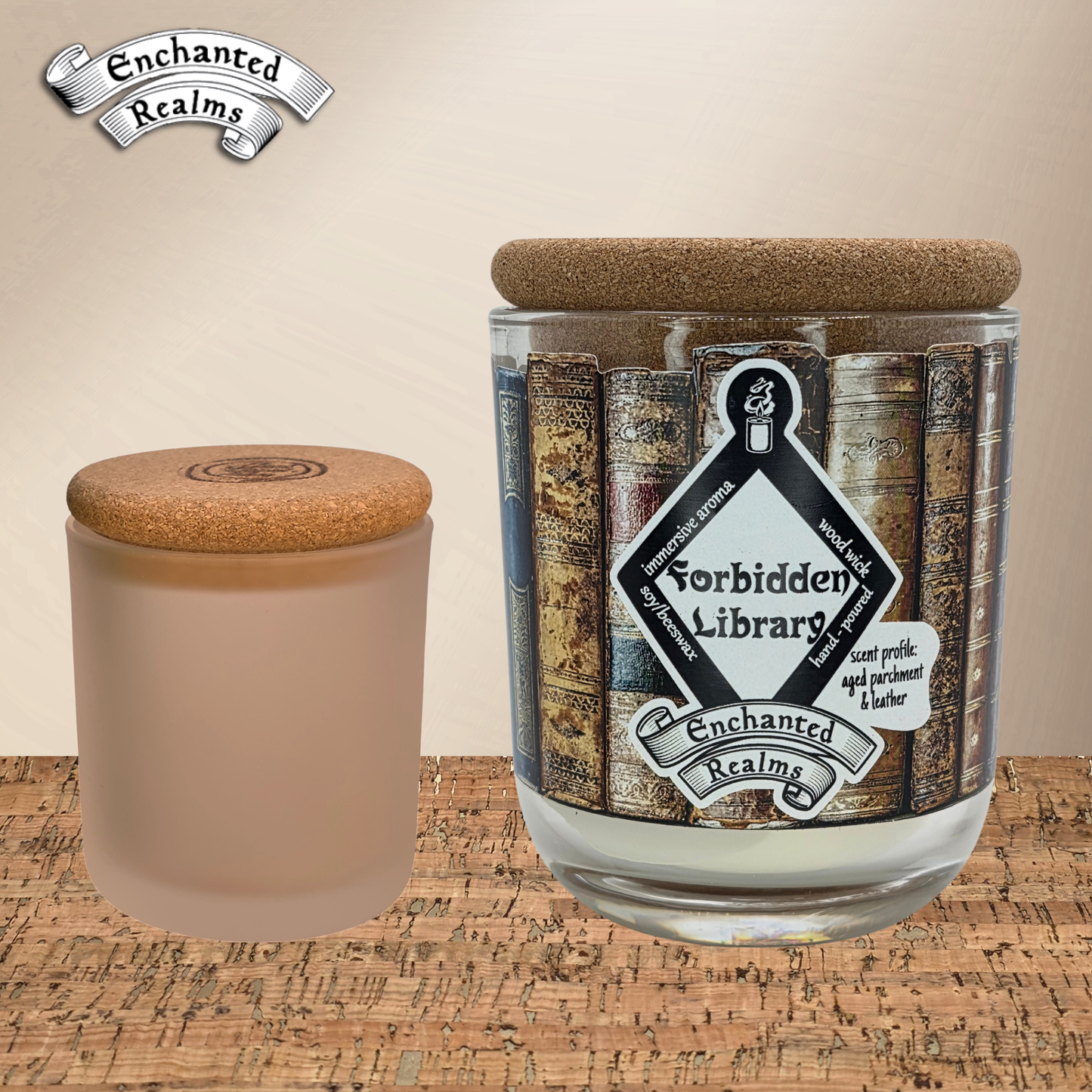 Forbidden Library Candle