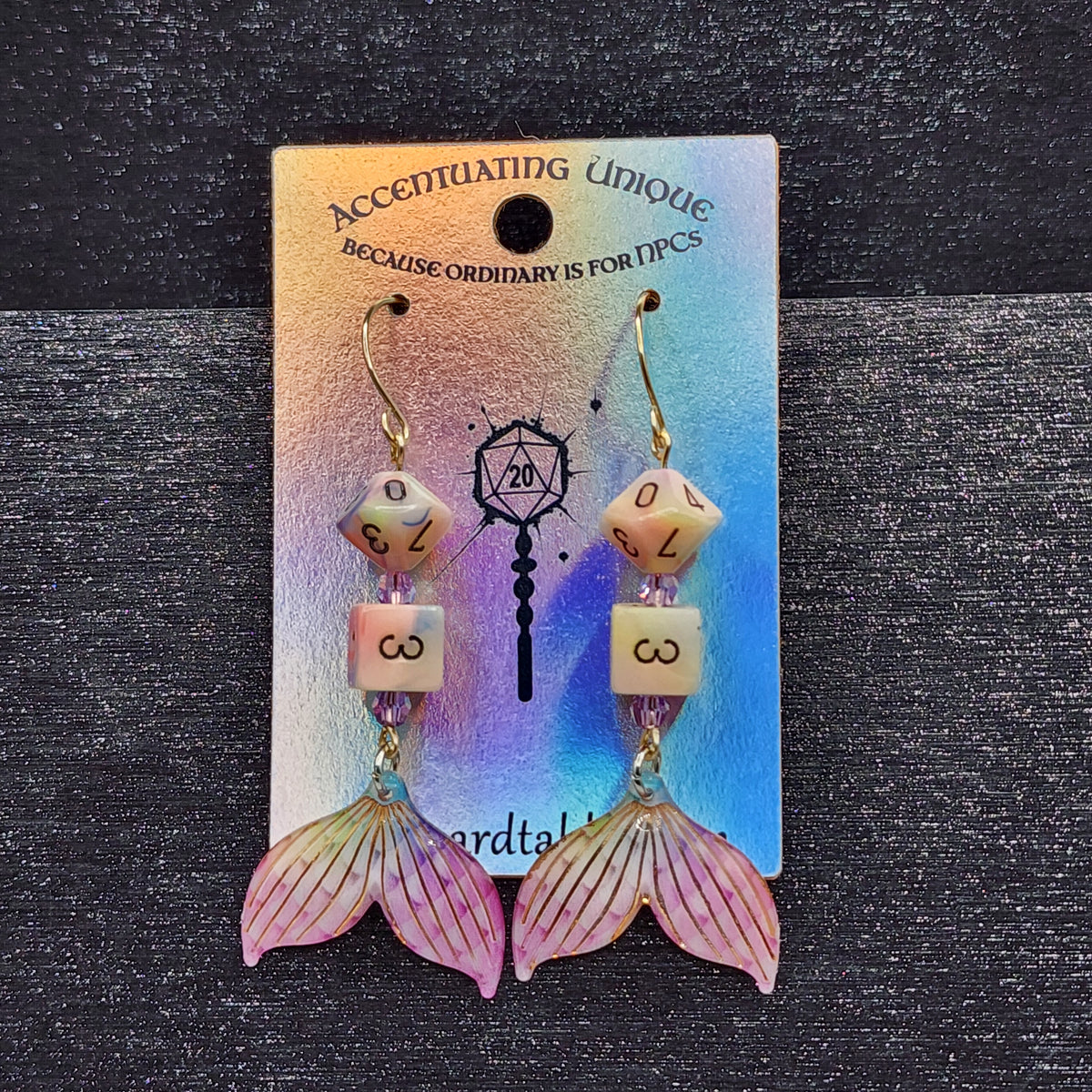 Mystery Dice Earrings - $32.00