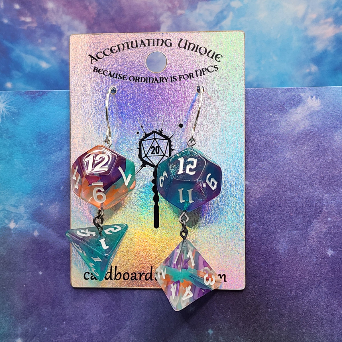 Mystery Dice Earrings - $26.00