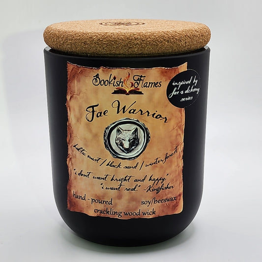 Fae Warrior Candle