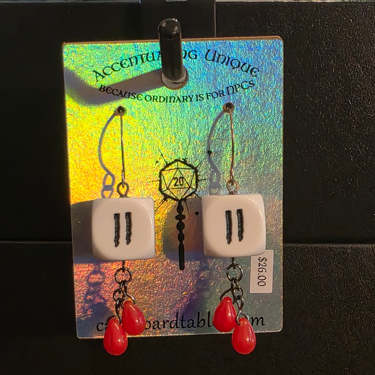 Mystery Dice Earrings - $26.00