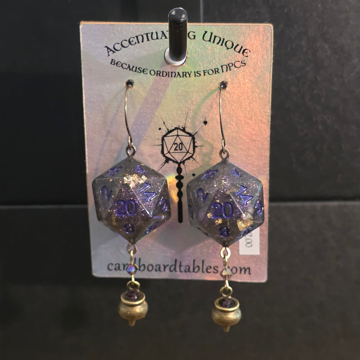 Mystery Dice Earrings - $32.00