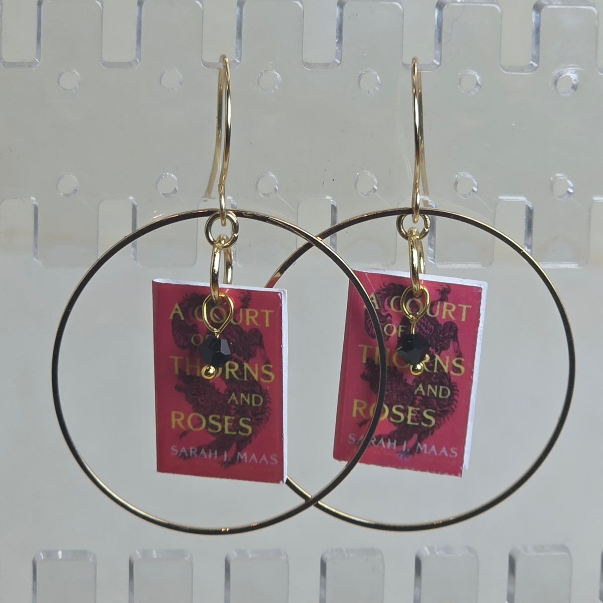 A Court of Thorn and Roses Mini Book-Inspired Earrings | Romantasy Bookish Jewelry