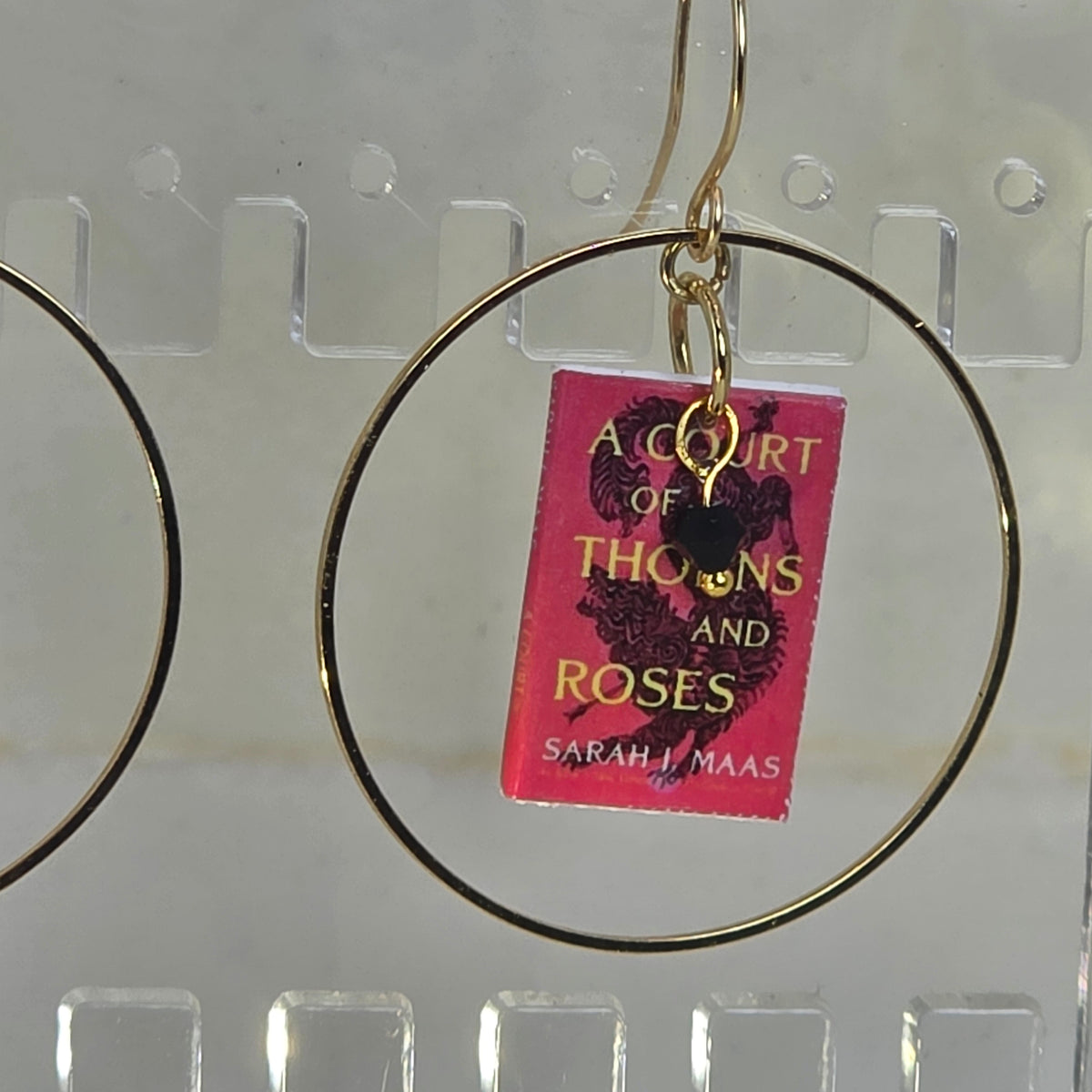 A Court of Thorn and Roses Mini Book-Inspired Earrings | Romantasy Bookish Jewelry
