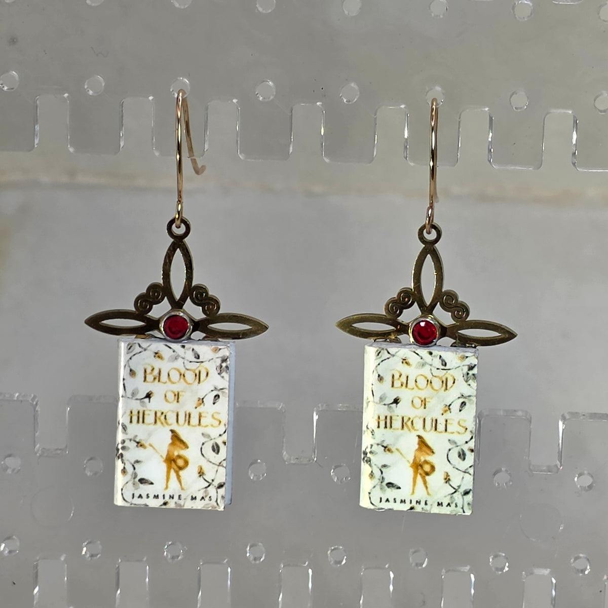 Blood of Hercules Mini Book-Inspired Earrings | Romantasy Bookish Jewelry