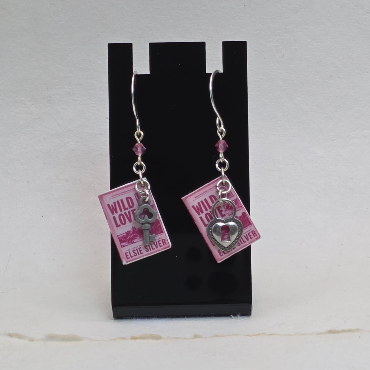 Wild Love Mini Book-Inspired Earrings | Contemporary Romance Bookish Jewelry