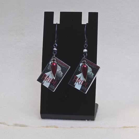 Bride Mini Book-Inspired Earrings | Paranormal Romance Bookish Jewelry