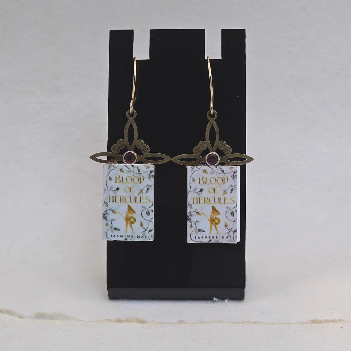 Blood of Hercules Mini Book-Inspired Earrings | Romantasy Bookish Jewelry