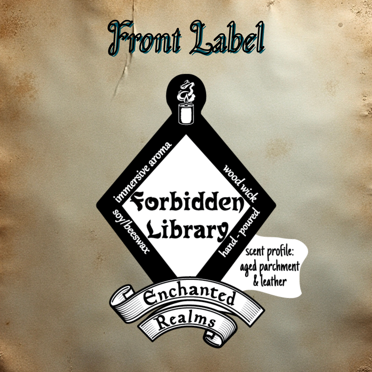 Forbidden Library Candle