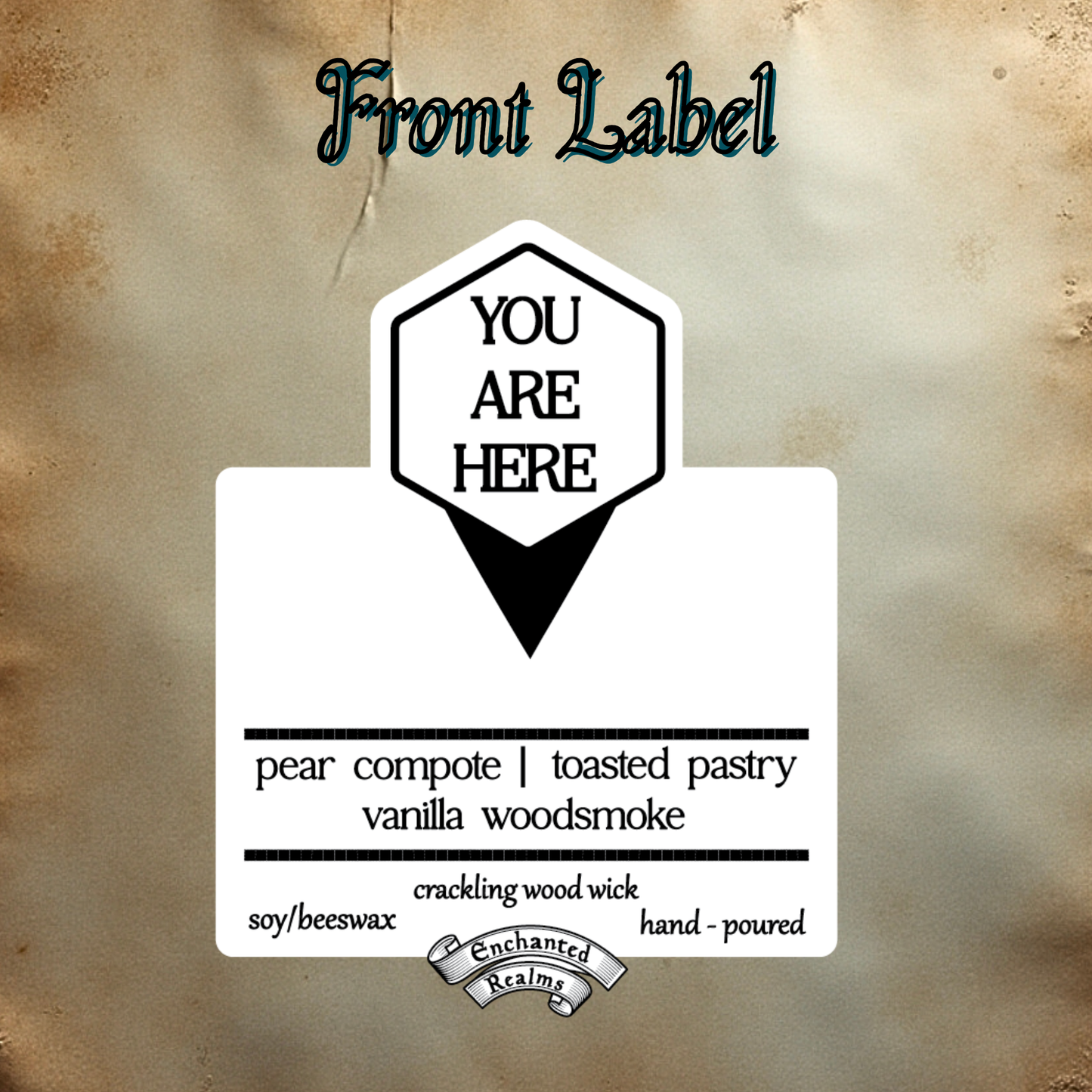 You Are Here Candle