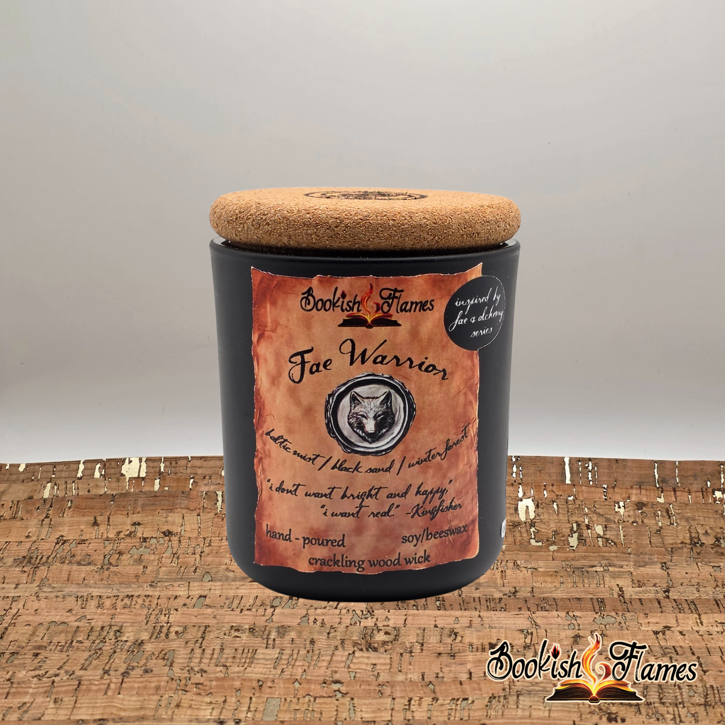 Fae Warrior Candle