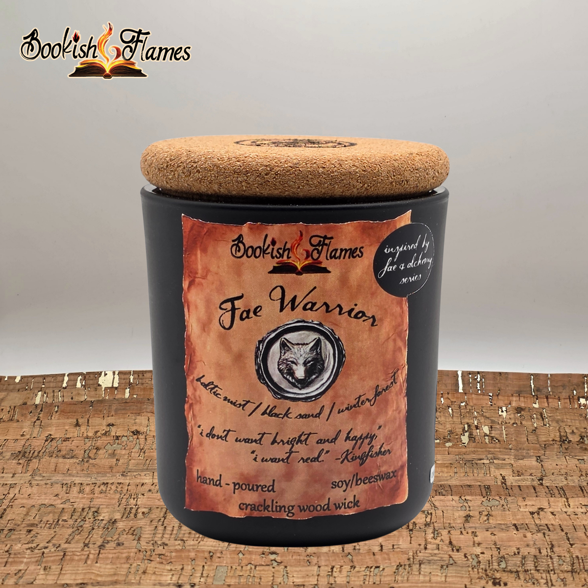 Fae Warrior Candle