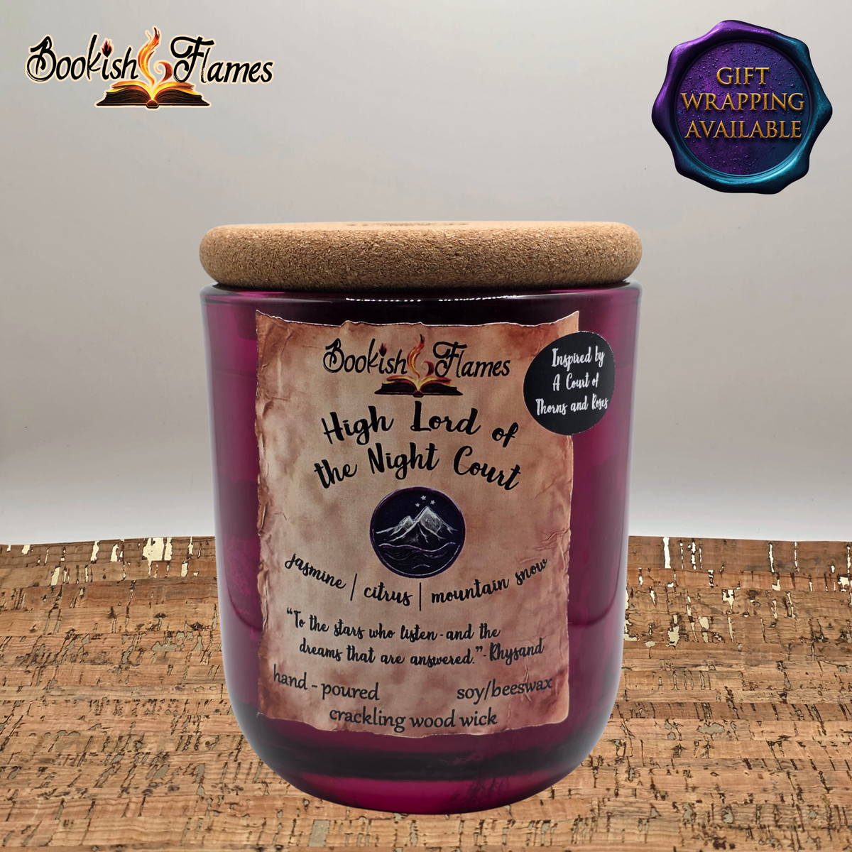 High Lord of the Night Court Candle