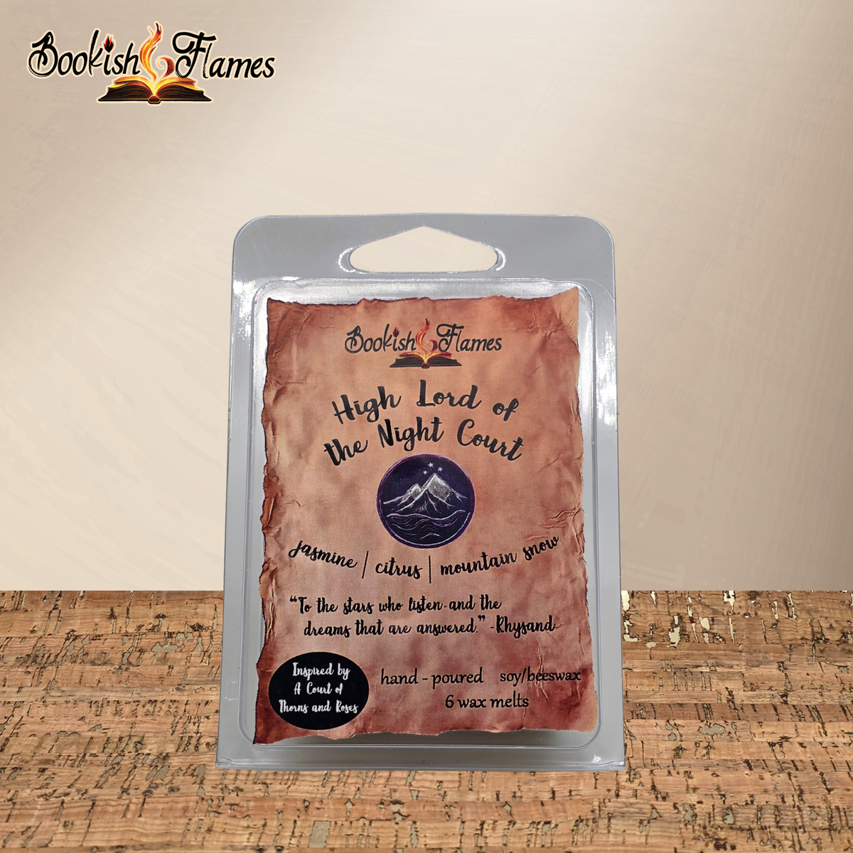 Bookish Flames Wax Melts | Choose Character or Full Collection