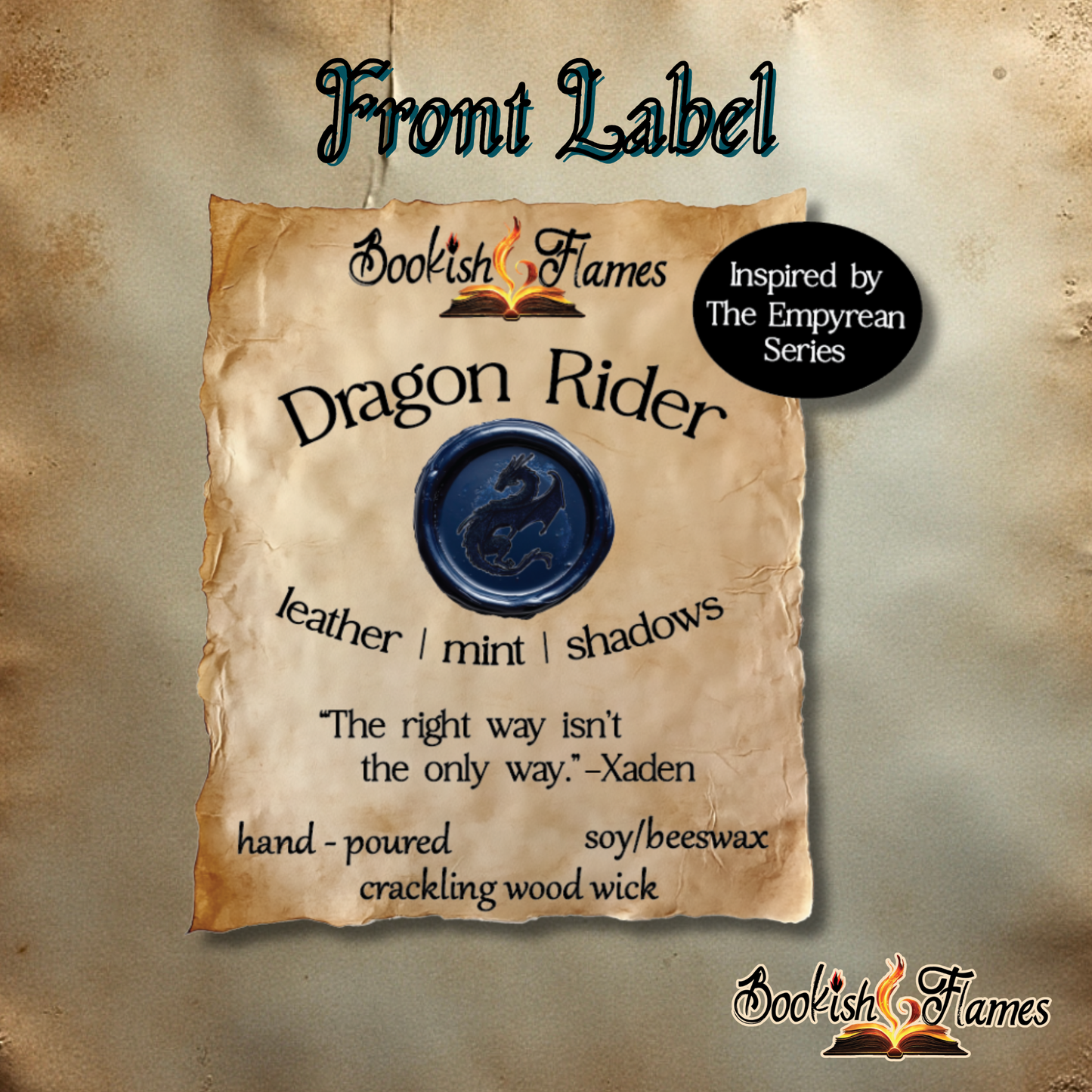 Dragon Rider Candle