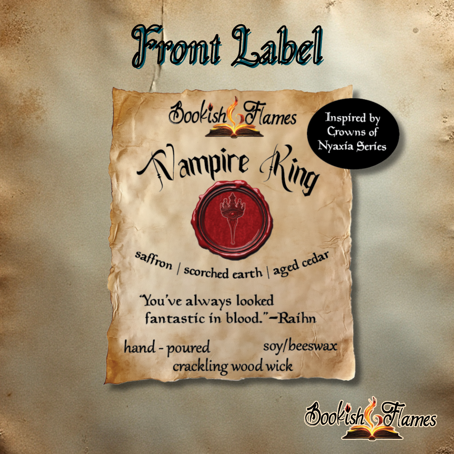 Vampire King Candle