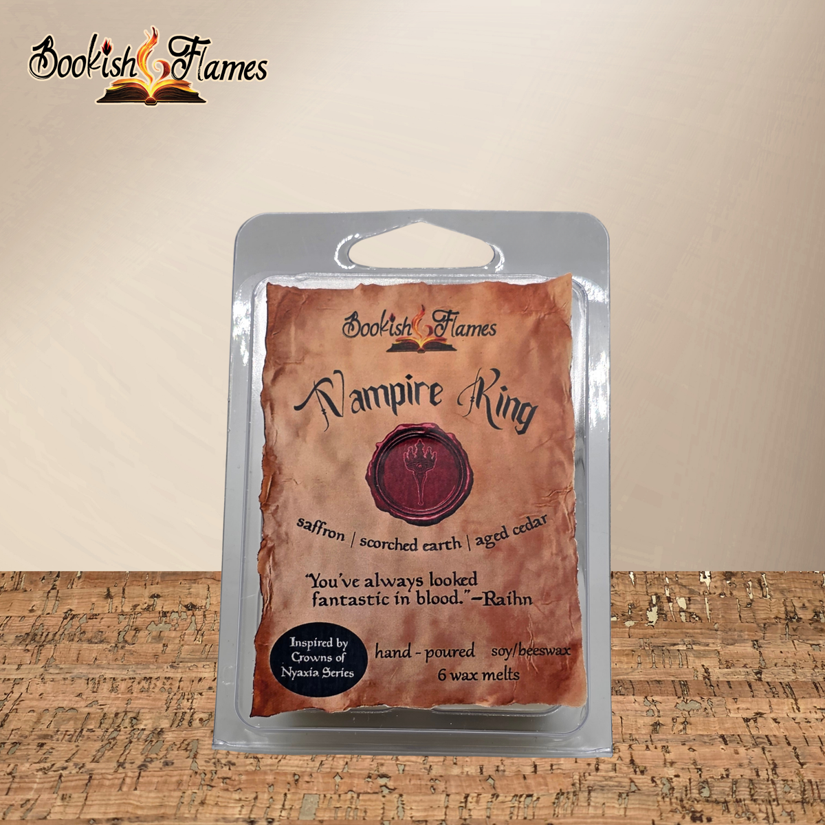 Bookish Flames Wax Melts | Choose Character or Full Collection