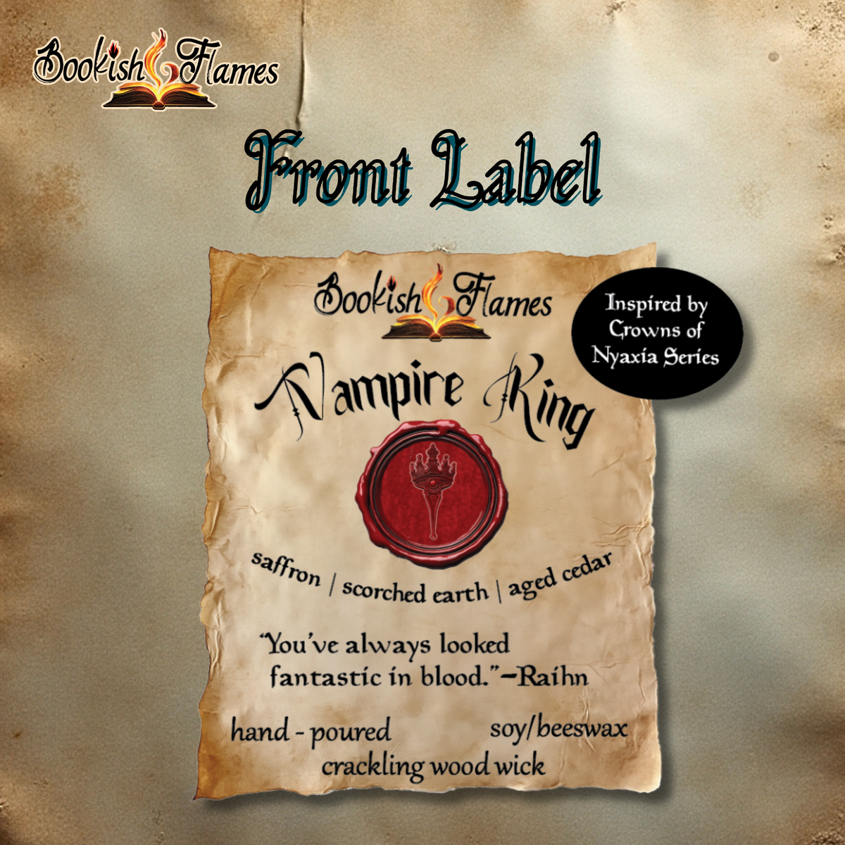Vampire King Candle