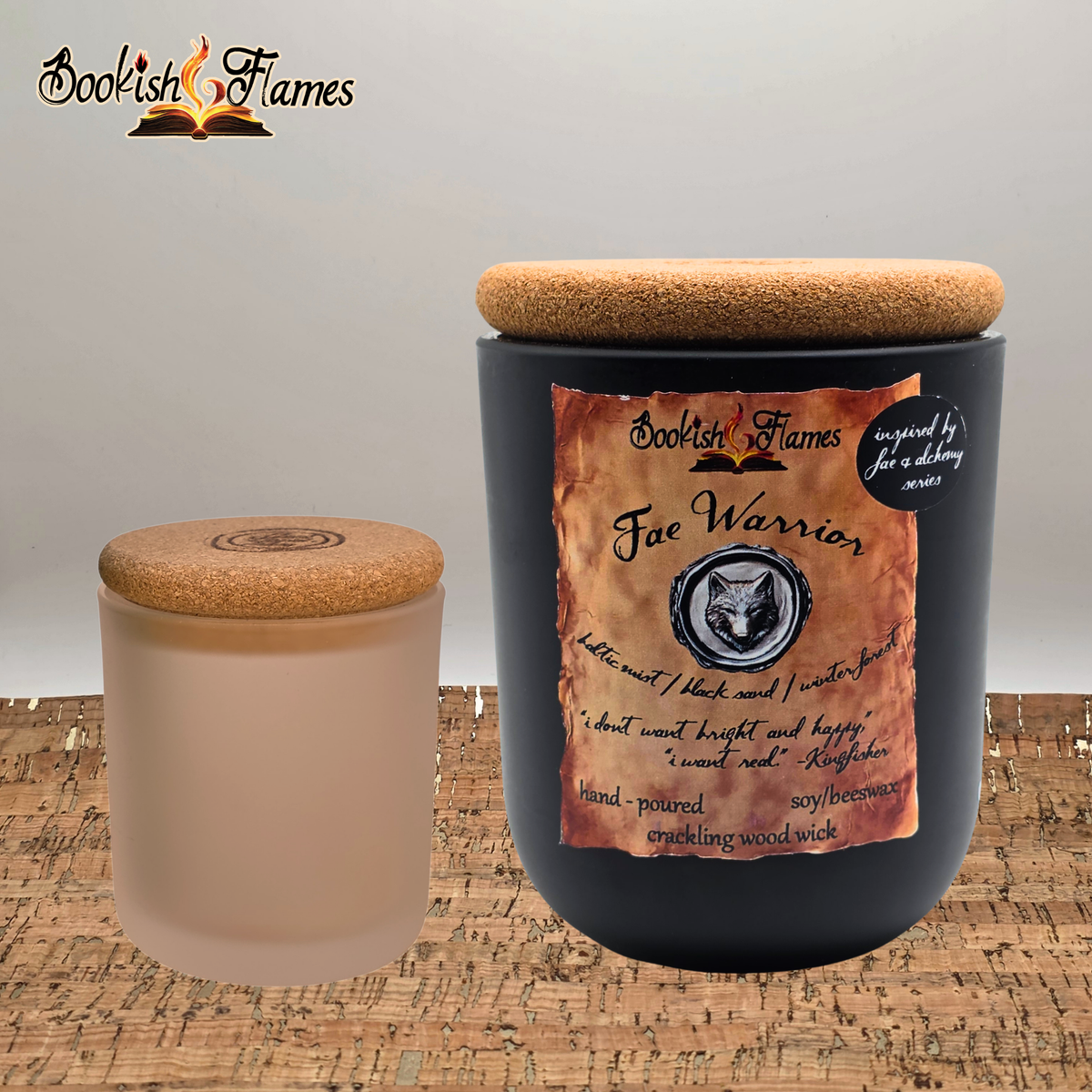 Fae Warrior Candle