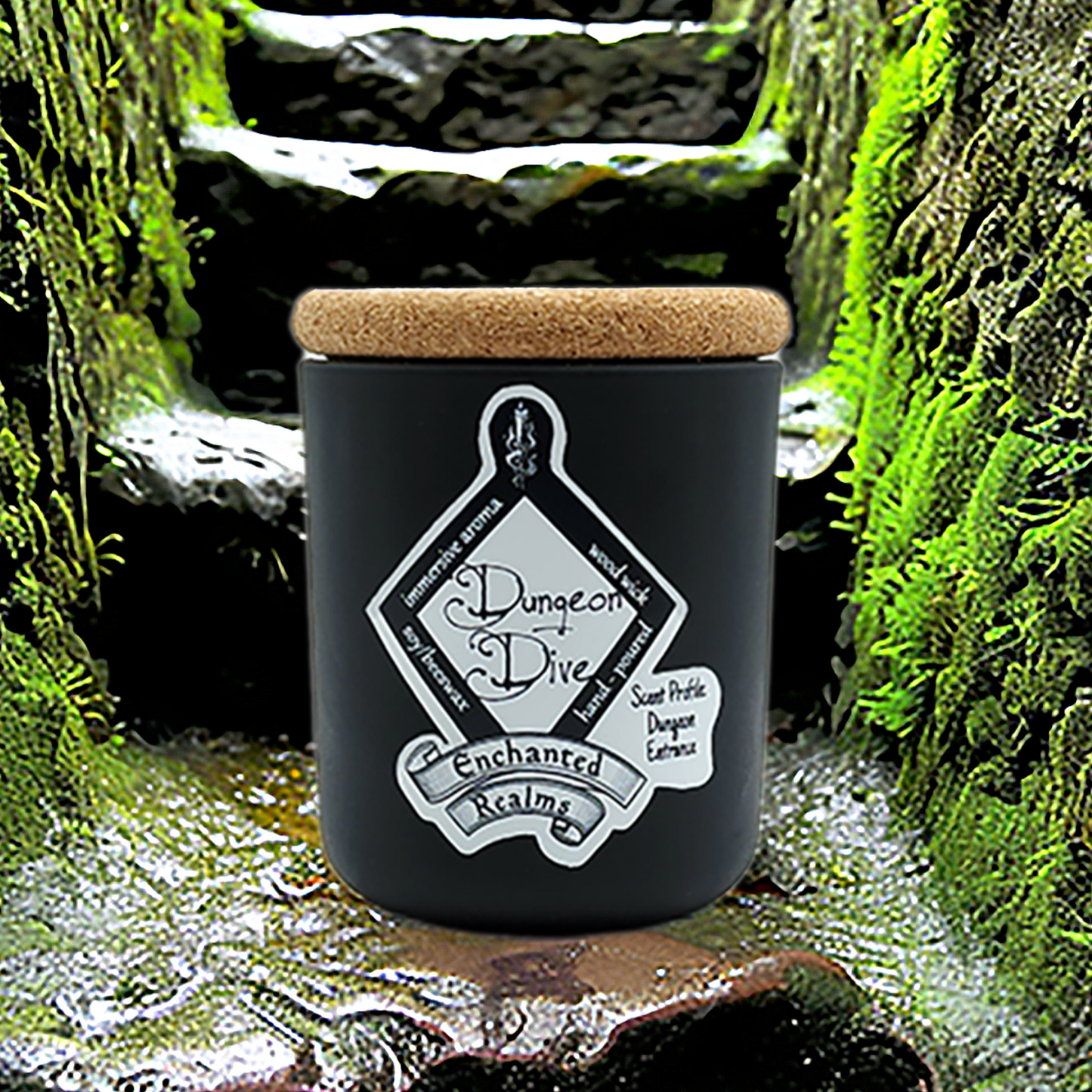enchanted realms dungeon dive fantasy scented candle