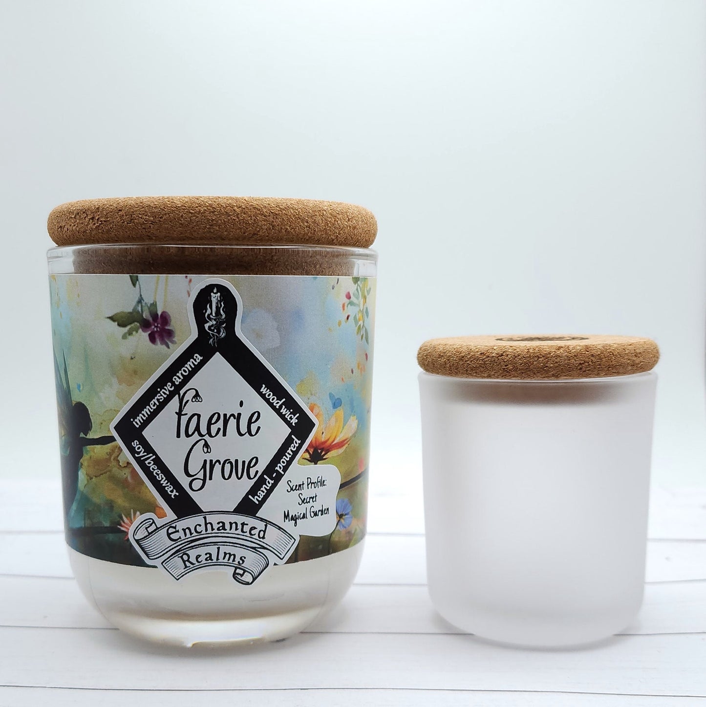 enchanted realms faerie grove fantasy scented large candle