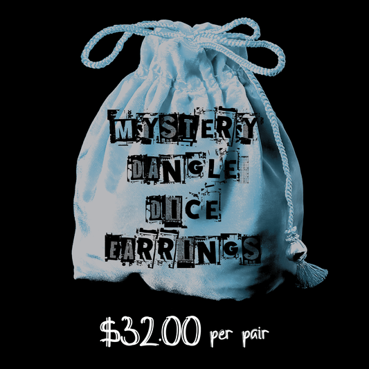 Mystery Dice Earrings - $32.00