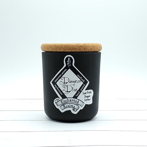enchanted realms dungeon dive fantasy scented small candle